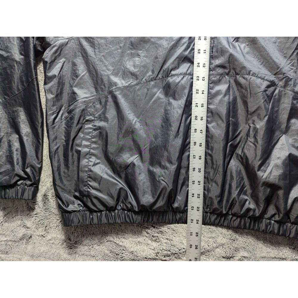 Under Armour Full Zip Sport Style Hooded Windbreaker Women's Size XL Black - Picture 7 of 13